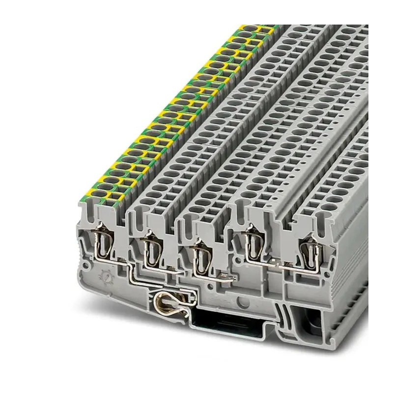 Phoenix Contact Terminal Block Grey, 2.5mm² Cable CSA, 4-Level, 5-Position, Spring Terminal 250V 18A 3209060