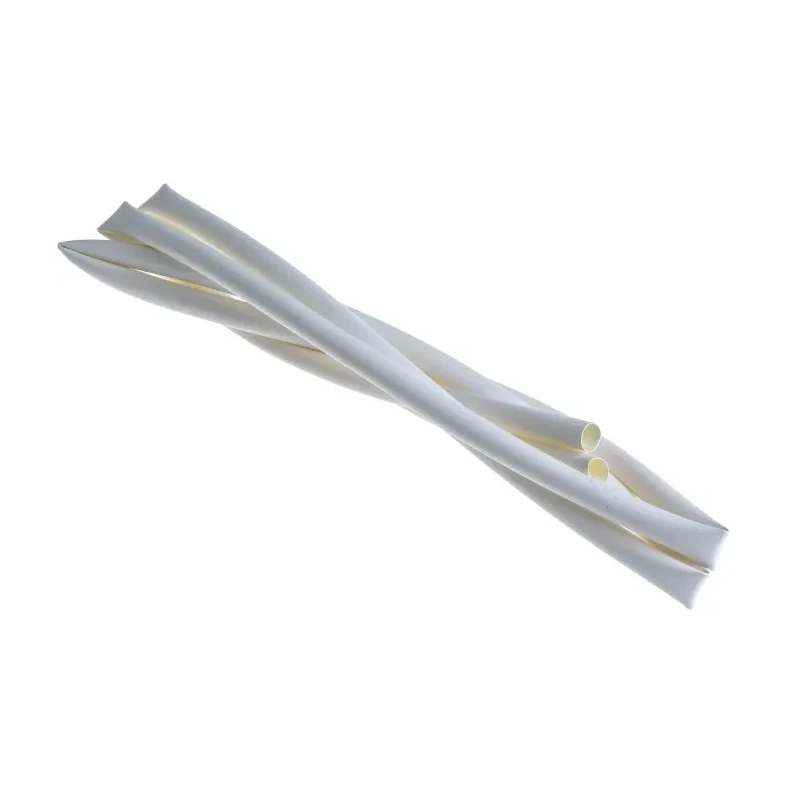RS PRO Polyolefin Adhesive Lined Heat Shrink Tubing White 6.4 mm Sleeve Dia. x 1.2 m Length 3:1 Ratio 241-7393