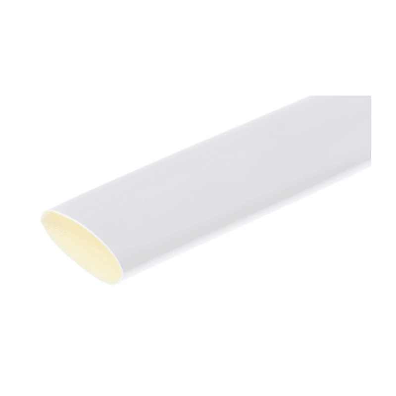 RS PRO Heat Shrink Tubing White 19 mm Sleeve Dia. x 1.2m Length 3:1 Ratio 241-7523