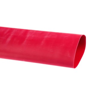 RS PRO Red Polyolefin Adhesive Lined Heat Shrink Tubing 40 mm Sleeve Diameter 1.2 m Length 3:1 Shrink Ratio 241-7602