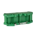 Phoenix Contact FL-PP-RJ45-SCC Series Cat5e 1 Port Shielded RJ45 Patch Panel Green 90mm Rack Height 2901642