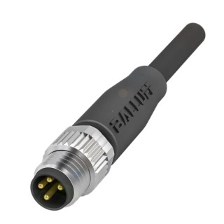 BALLUFF Male 4 Way Straight to Male 4 Way Unterminated Sensor Actuator Cable, 5 m BCC02MW