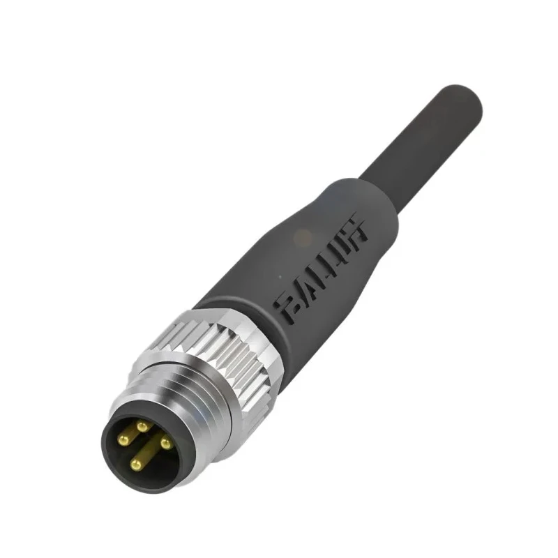 BALLUFF Male 4 Way Straight to Male 4 Way Unterminated Sensor Actuator Cable, 5 m BCC02MW