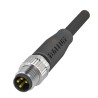 BALLUFF Male 4 Way Straight to Male 4 Way Unterminated Sensor Actuator Cable, 5 m BCC02MW