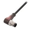 BALLUFF Male 4 Way Right Angle to Male 4 Way Unterminated Sensor Actuator Cable 10m BCC0323