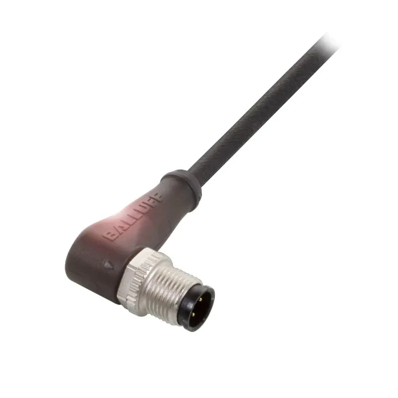 BALLUFF Male 4 Way Right Angle to Male 4 Way Unterminated Sensor Actuator Cable 10m BCC0323