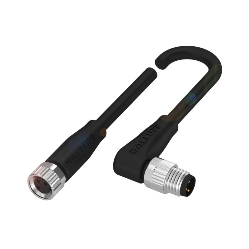 BALLUFF Sensor Actuator Cable Female 4 Way Straight to Male 4 Way M8, 1 m BCC02RH