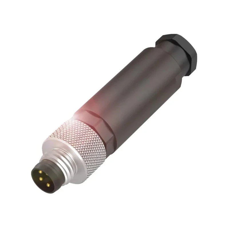BALLUFF Circular Connector, 4 Contacts, Cable Mount, M8 Connector, Plug Male, IP67, 4A, 60V AC, BCC06Z7