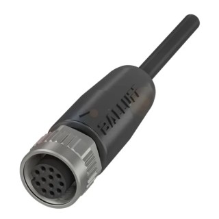 BALLUFF Female 4 Way Straight to Male 4 Way Unterminated Sensor Actuator Cable 5 m BCC06UL