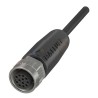 BALLUFF Female 4 Way Straight to Male 4 Way Unterminated Sensor Actuator Cable 5 m BCC06UL