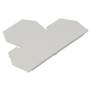 RS PRO End Plate for Use with Feed Through Terminal Block Grey Polyamide 66 Italy 242-0471