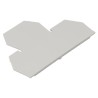 RS PRO End Plate for Use with Feed Through Terminal Block Grey Polyamide 66 Italy 242-0471