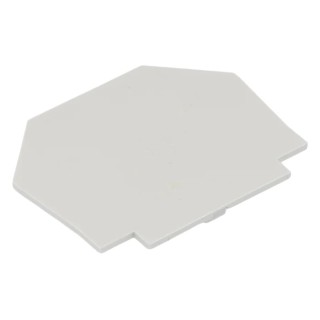 RS PRO Grey Polyamide 66 End Plate for Use with Feed Through Terminal Block 242-0463