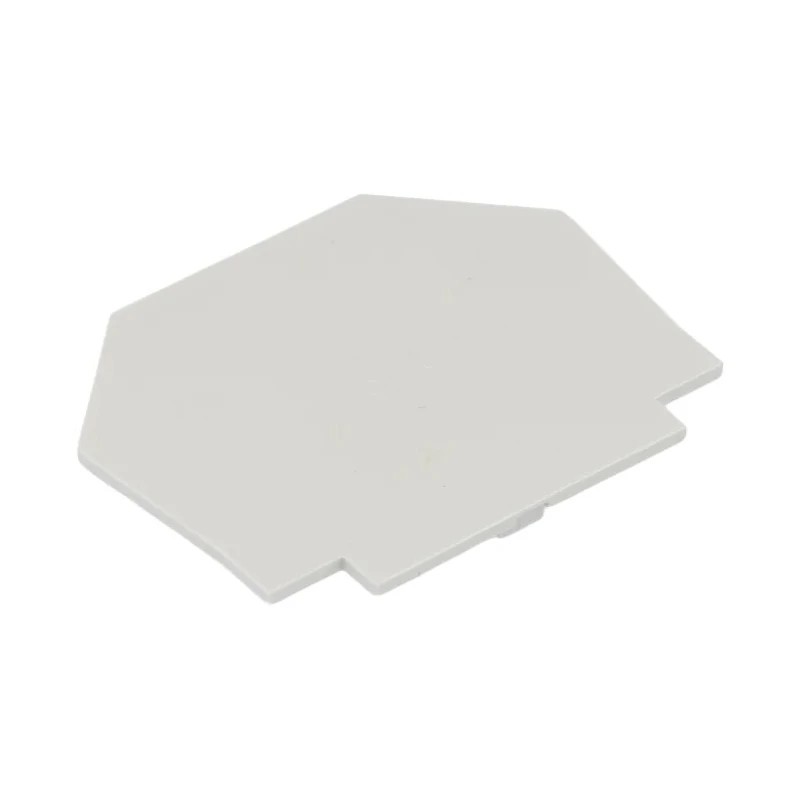 RS PRO Grey Polyamide 66 End Plate for Use with Feed Through Terminal Block 242-0463