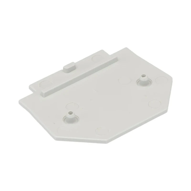 RS PRO Grey Polyamide 66 End Plate for Use with Feed Through Terminal Block 242-0463