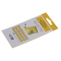 Idento Yellow Adhesive Self-Laminating Label Sheet Pack of 640, 8mm x 21mm, PVC Fabric TEK 821