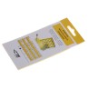 Idento Yellow Adhesive Self-Laminating Label Sheet Pack of 640, 8mm x 21mm, PVC Fabric TEK 821