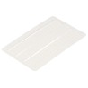 RS Pro Marking Card with Tags for Use with Feed Through Terminal Block, White ABS, 54x86x1 mm, Model 242-0534