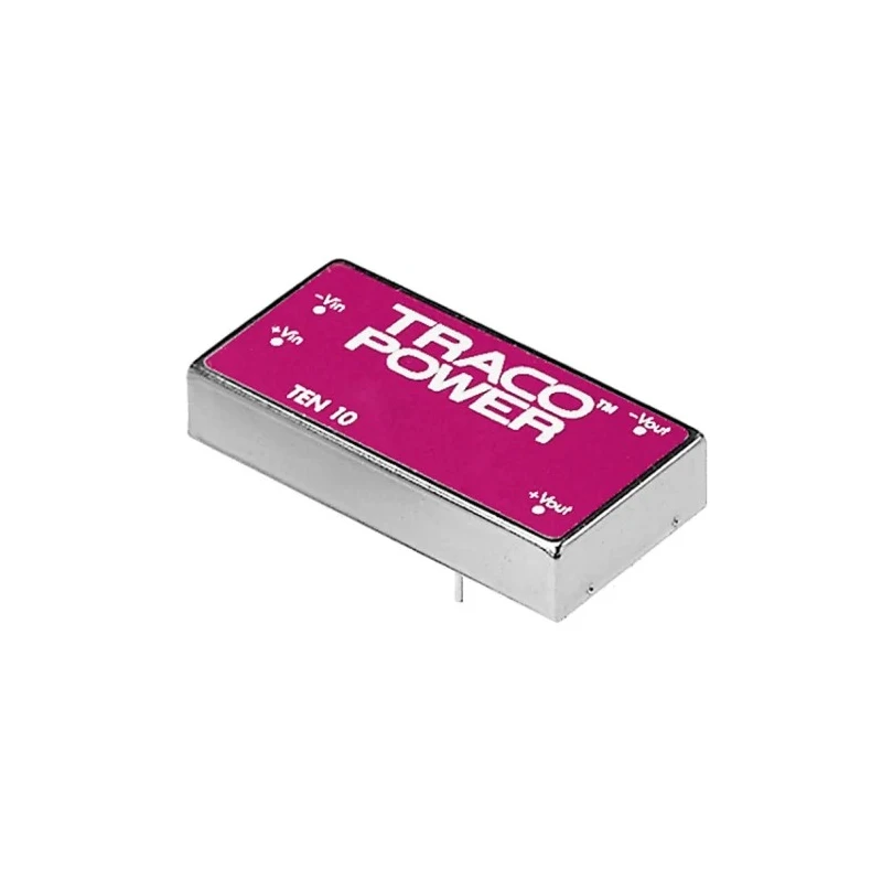 TRACOPOWER 10 W Regulated Isolated DC/DC Converter 12V DC, 830 mA Output, 9V-18V Input, PCB Mount TEN 10-1212