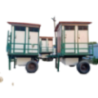 Metasteel Wheel Polyster made Portable Mobile Toilets with 1000 Ltr