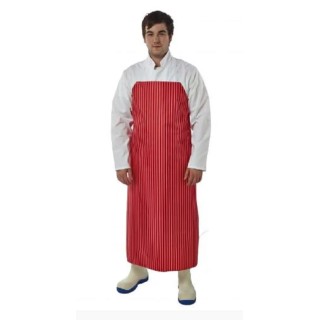 NEUTRAL Dyed Woven Nylon & Polyester Oxford Non-Breathable Polyurethane Coated Green White Apron A0134