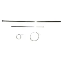 Amphenol Limited Silver Steel Shield Band Accessory for Clamp Connector M85049/128-1