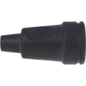 Kopp 16A 250V Europe Mains Connector Black Rubber Cable Screw Mount 180916009