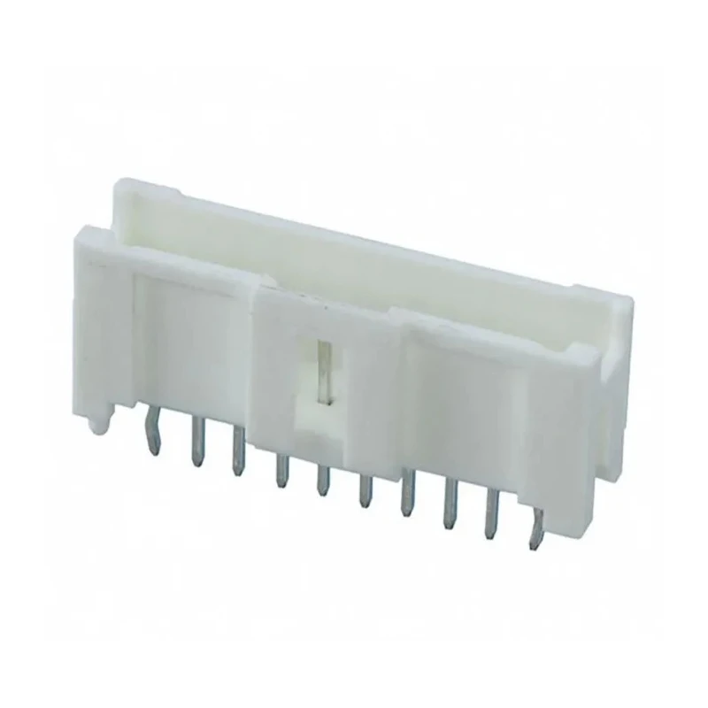 Molex MicroClasp Series Straight Through Hole PCB Header, 10 Contacts, 2 mm Pitch, 1 Row, Shrouded 55932-1010