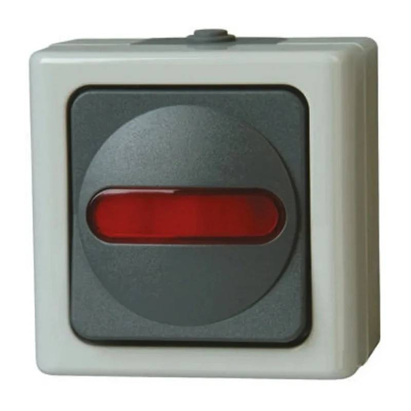 Kopp Red Heating Main Switch Series Switch Control Switch Universal Push Button Cross Switch 5616.5600.7