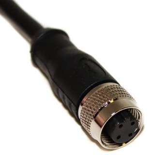 Mueller Electric Female 4 Way Straight to Unterminated Sensor Actuator Cable 1 m 250V BU-21349300405010