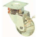Guitel Hervieu Swivel Castor 40 kg Load Capacity 50 mm Wheel Diameter Polyurethane Wheel Chrome Plated Steel Frame 366514