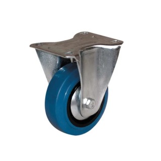 Guitel Hervieu Fixed Castor 150 kg Load Capacity 125 mm Rubber Wheel 5167222