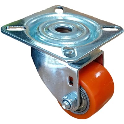 Guitel Hervieu Swivel Castor 100 kg Load Capacity 35 mm Polyurethane Wheel EP2BA035-23B