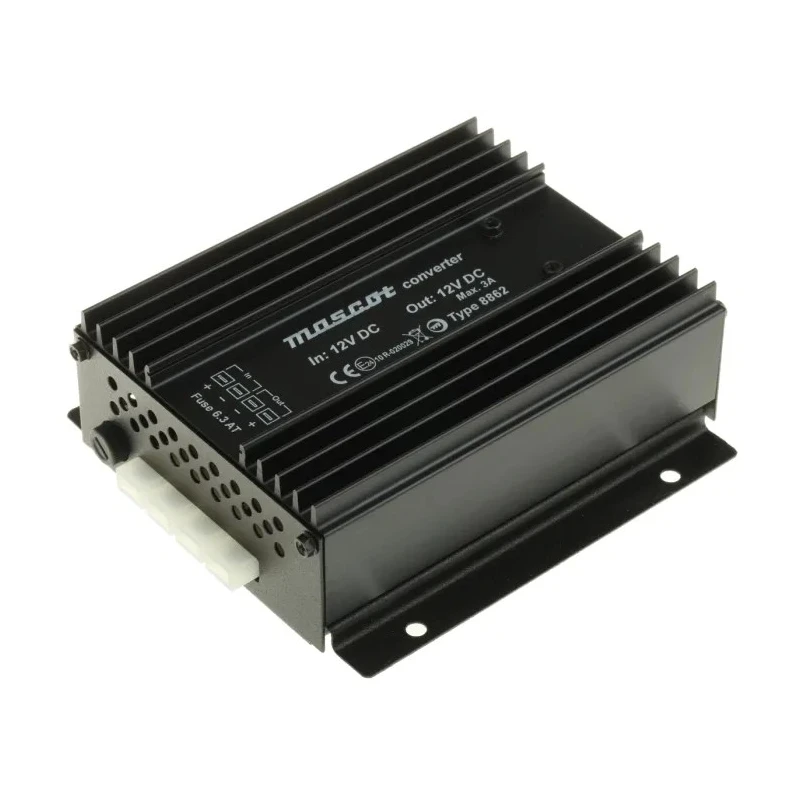 Mascot 8862000080 DC/DC Converter 13.2V 10A Output 18V-32V Input, -20°C to 30°C Operating Temperature 8862000080