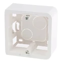 Legrand MOSAIC White Plastic Back Box Flush Mount 1 Gang 40mm 0 802 81