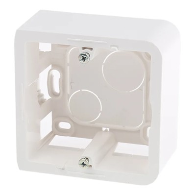 Legrand MOSAIC White Plastic Back Box Flush Mount 1 Gang 40mm 0 802 81