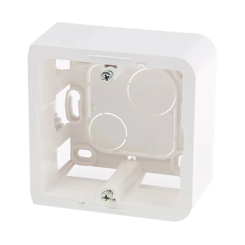 Legrand MOSAIC White Plastic Back Box Flush Mount 1 Gang 40mm 0 802 81