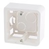 Legrand MOSAIC White Plastic Back Box Flush Mount 1 Gang 40mm 0 802 81