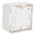 Legrand MOSAIC White Plastic Back Box Flush Mount 1 Gang 40mm 0 802 81