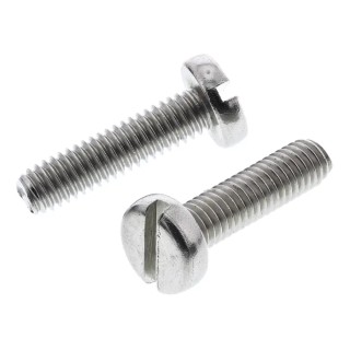 RS PRO Slot Pan Stainless Steel Machine Screw 16 mm M4 189-399