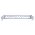RS PRO Steel Vertical Cable Tie Bar 1.5U Rack Unit for Electrical Isolator and Telecom Backmount 243-1888