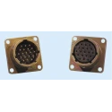 Glenair MIL Spec Circular Connector Copper Alloy Straight 26 Way Box Mount, Female Contacts, Shell Size 16 IPT02A16-26SF7