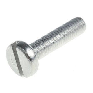 RS PRO Slot Pan Stainless Steel Machine Screw M6 Thread Length 25mm A2 Grade 189-541