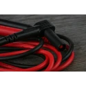 RS PRO Test Lead Kit with CAT III Safety, 10A Current, 1.2m Lead Length, Right Angle Plug and Crocodile Clip 243-2998