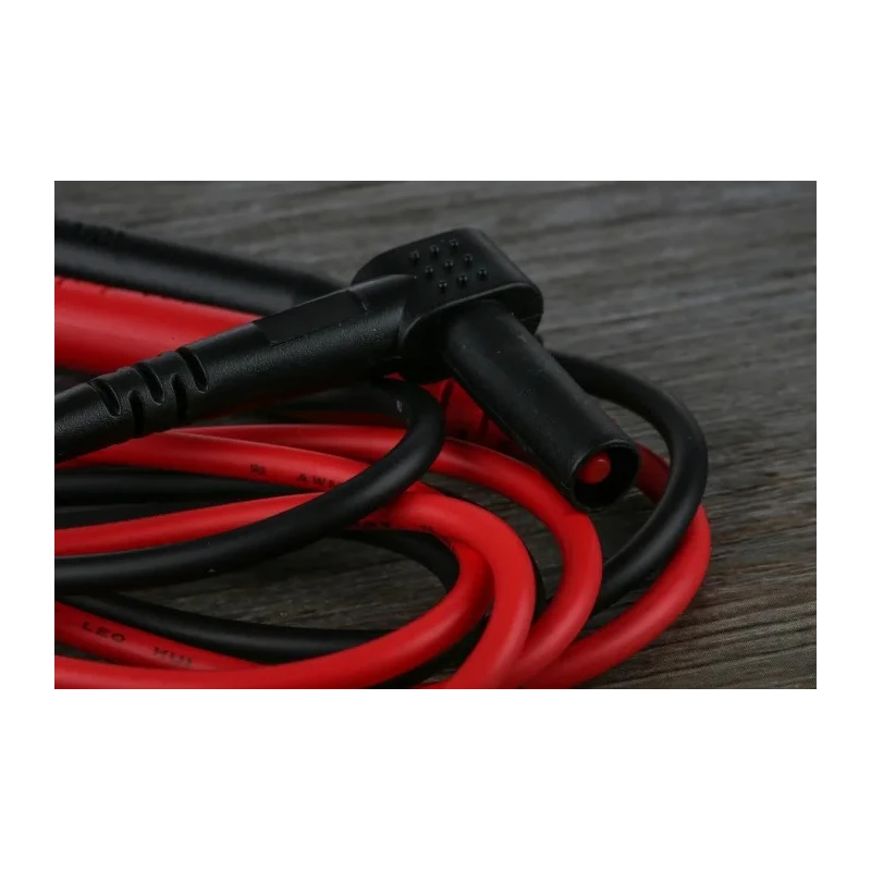 RS PRO Test Lead Kit with CAT III Safety, 10A Current, 1.2m Lead Length, Right Angle Plug and Crocodile Clip 243-2998