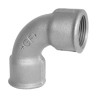Georg Fischer Galvanised Malleable Iron Fitting 90° Elbow Female G 1/2 in to Female BSPP 1/2 in 770012204