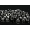 RS PRO Plain Stainless Steel Hex Nut M6 Full Threaded, DIN 934, 5mm Height, A4 Grade 316 Stainless Steel 189-591