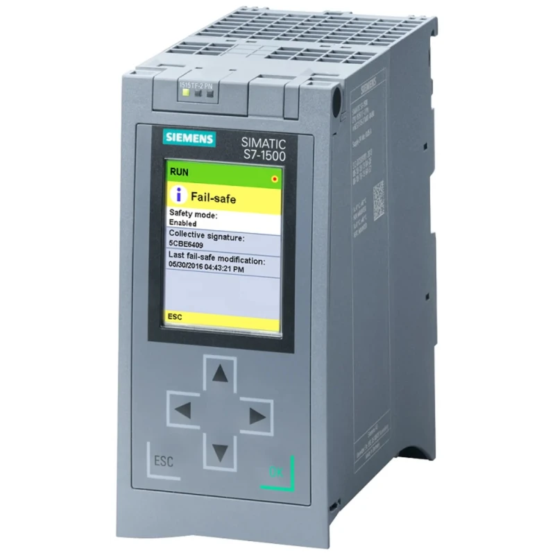 Siemens SIMATIC S7-1500T Series PLC CPU, 20 Inputs, 20 Outputs, Ethernet Profinet, 750kB Program Capacity 6ES7515-2UM01-0AB0