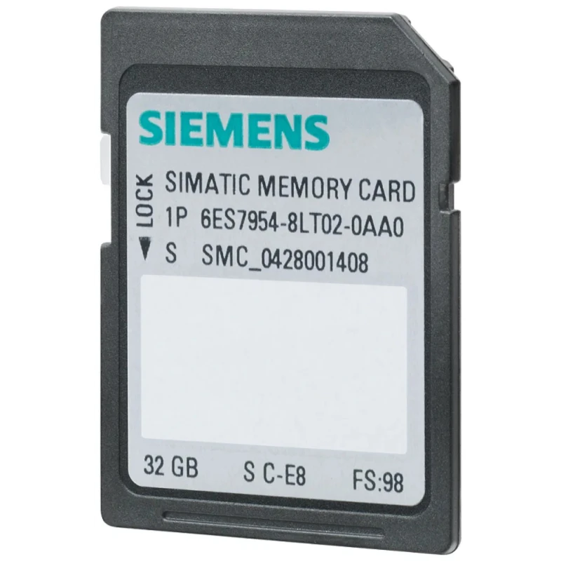 Siemens 6ES7954 Series Memory Card 32GB Flash Storage for S7-1x00 CPU 6ES7954-8LT03-0AA0