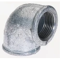 Georg Fischer Galvanised Malleable Iron Fitting 90° Elbow Female G 1 in to Female BSPP 1 in 770090206